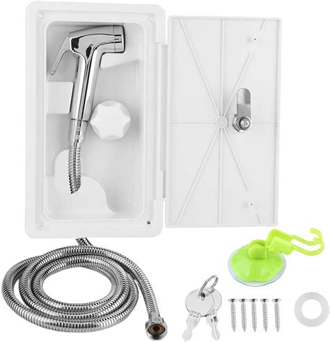 Kit De Bo Te De Douche Ext Rieure Pour Camping Car Pommeau De Douche