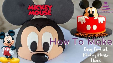 Mickey Mouse Head Cake Topper Mickey Cake Mickey Mouse Club House