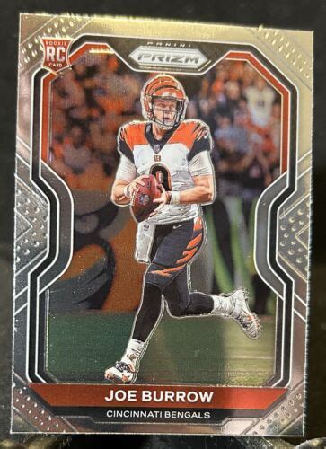 Panini Prizm Base Card Joe Burrow Rookie Rc Cincinnati