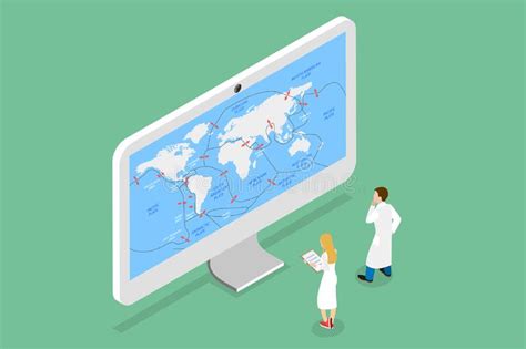 3d Isometric Flat Vector Conceptual Illustration Of Map Of Tectonic