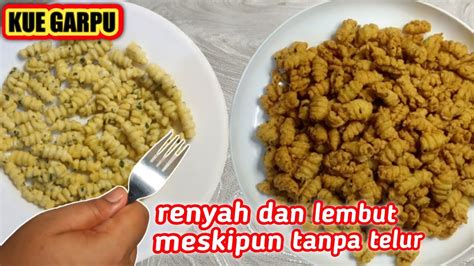 Kue Garpu Tetap Renyah Dan Gurih Walau Tanpa Telur Youtube