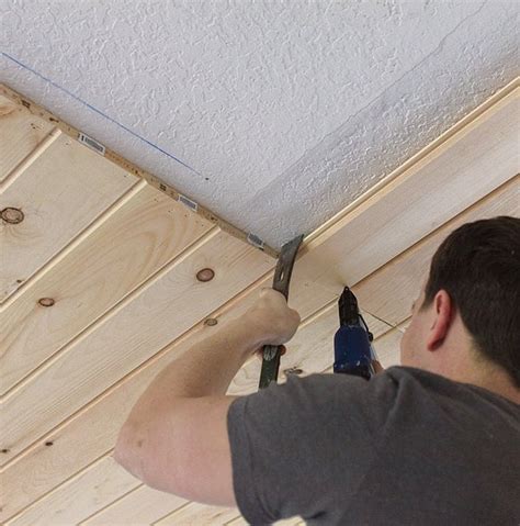 Diy Tongue And Groove Ceiling Wood Planks Jenna Sue Design