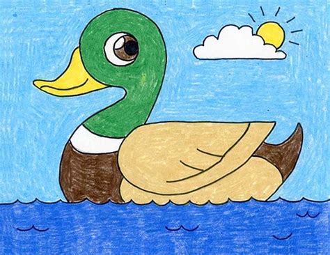 How To Draw A Realistic Duck Step By Step