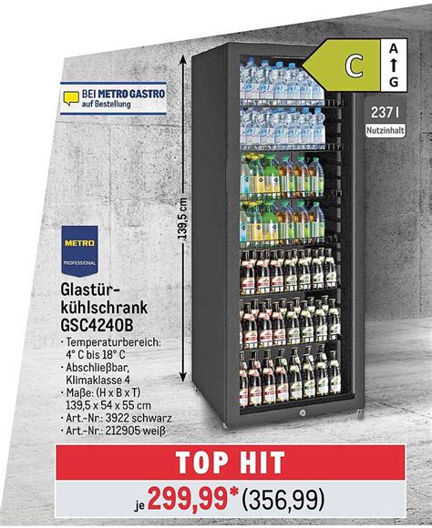 Metro Professional Glast R K Hlschrank Angebot Bei Metro Prospekte De