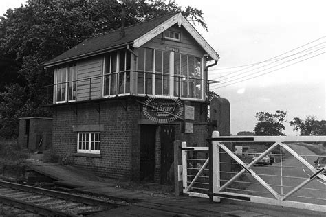 The Transport Library British Rail Signal Box At Scopwick In 1970s