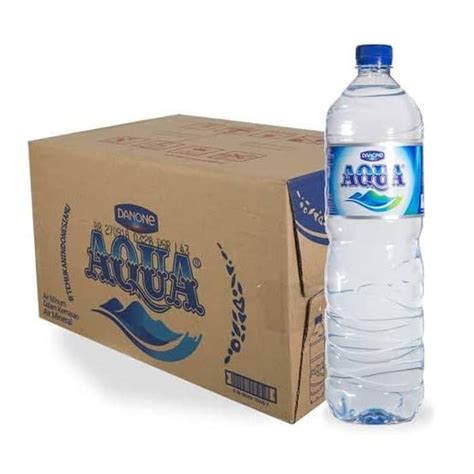 Air Mineral Aqua 1500ml 1 Karton Aqua 12 Botol X 1500 Ml Kemasan