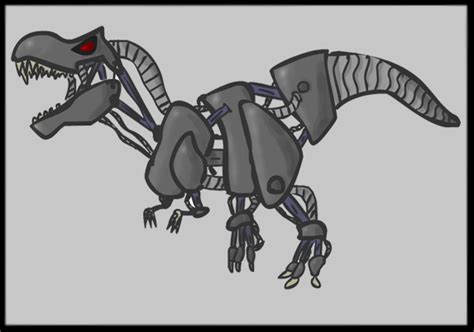 Robot T Rex By Timsel On Deviantart