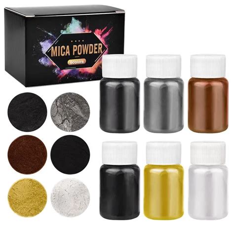 Kits De Pigments De R Sine Poxy Couleurs Ensembles Poudre Nacr E