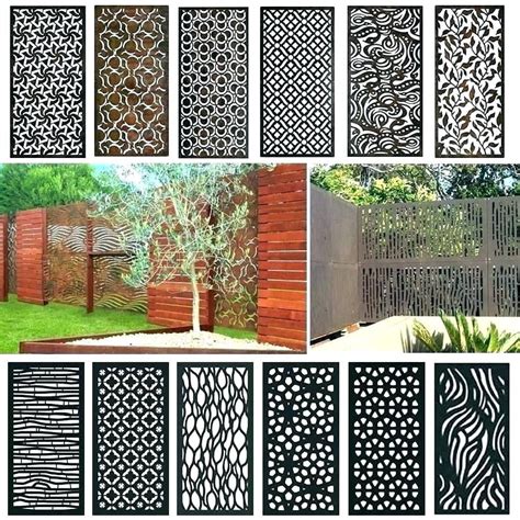 Decorative outdoor panels