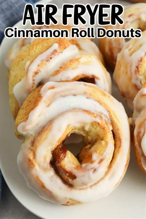 Air Fryer Cinnamon Roll Donuts Marathons Motivation