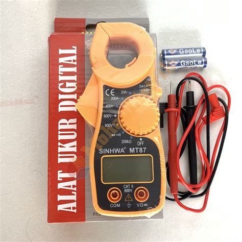 Jual Tang Amper Mini Digital Clamp Meter Mt Tang Ampere Shopee