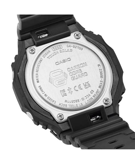 Montre G Shock Solaire Connect E Noire Ga B Cy A Bijouterie