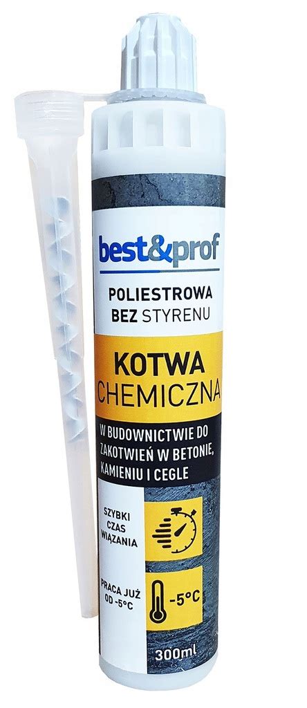 Kotwa Chemiczna Poliestrowa Bez Styrenu 300ml 9720538467 Oficjalne