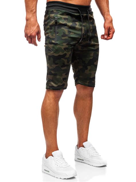 Pantaloni scurți de training army kaki Bolf HL9217 Bolf ro