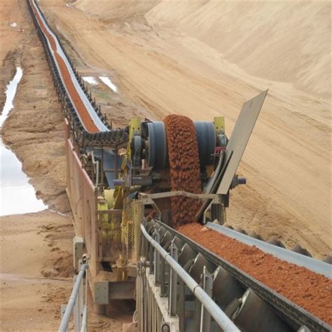 Automatic Rubber Belt Conveyor For Long Distance Mine Ore Coal