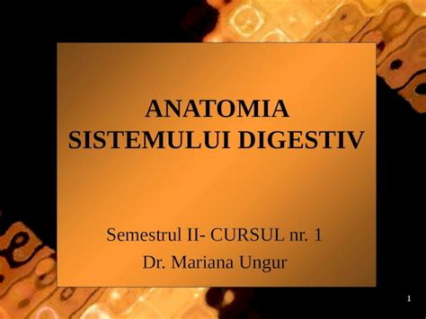 PPT Anatomia Sistemului Digestiv Cursul 1 DOKUMEN TIPS