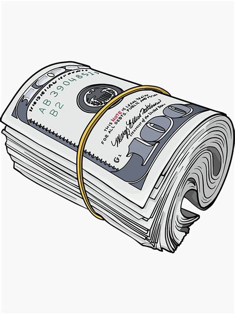 Bankroll Sticker For Sale By Vadimproducts Redbubble