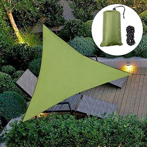 Aabb Sun Shade Sail 3x3x3m Triangle Waterproof Canopy 98 Uv Blocking Sail Shades For Balcony