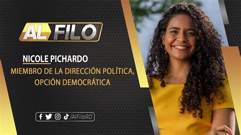 Nicole Pichardo Miembro De La Direcci N Pol Tica Opci N Democr Tica