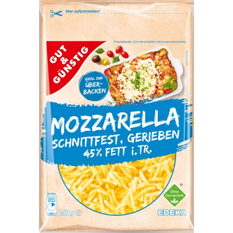 Mozzarella Gerieben Fett I Tr Edeka