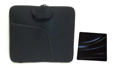 Luva Bolso Estojo Preto Para Notebook At Mouse Pad