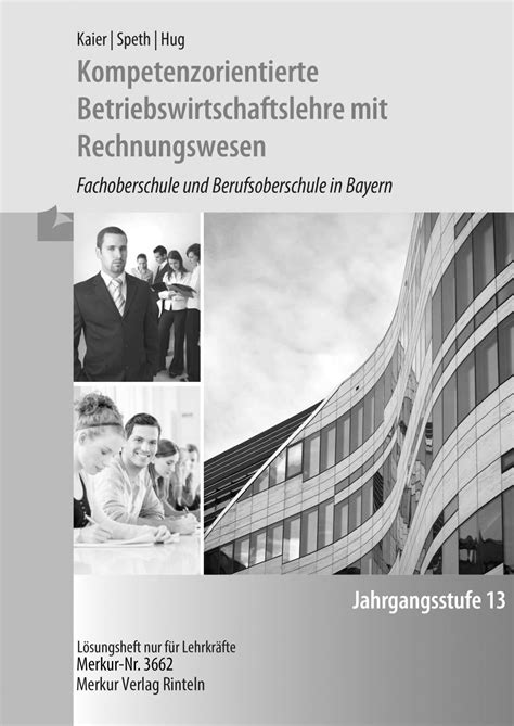 Kompetenzorientierte Betriebswirtschaftslehre Mit Rechnungswesen