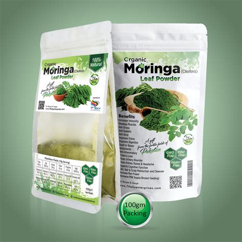 Moringa Powder Pouch 7th Sky Enterprises