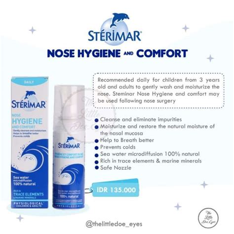 Promo Sterimar Blocked Nose Nose Hygiene Baby Nose Hygiene