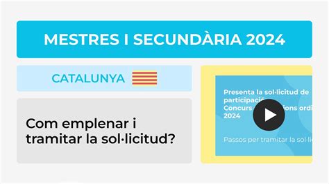 Oposicions Docents A Catalunya Emplenar La Sollicitud Cen