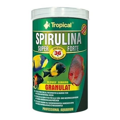 Tropical Spirulina Super Forte Granulat Ml Gr Fiyat