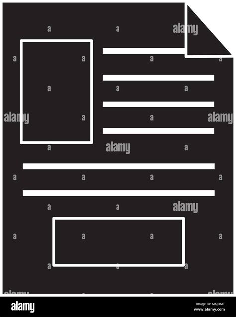 document sheet digital work paper stock vector image art alamy