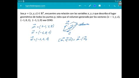 Producto Mixto De Tres Vectores Y Volumen Engendrado YouTube