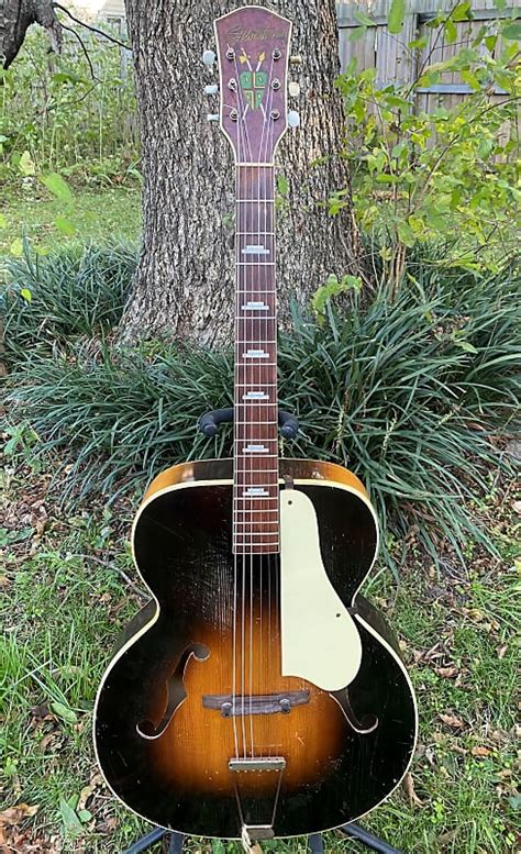 Vintage 1947 Silvertone Aristocrat Archtop Guitar Reverb