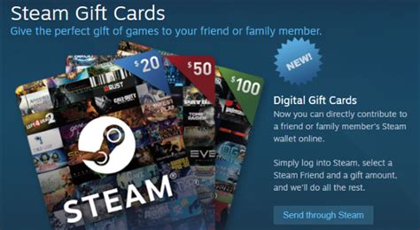 How To Send A Steam Digital Gift Card In Any Amount