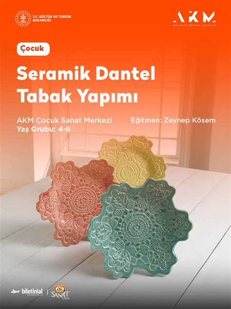 Seramik Dantel Tabak Yapımı Eğitim Etkinlik Biletleri Biletinial