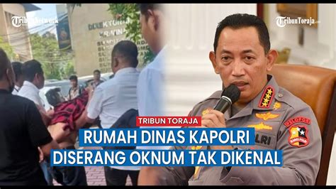 Rumah Dinas Kapolri Listyo Sigit Diterobos Pria Tak Dikenal Densus 88