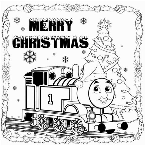 Christmas Train Coloring Pages #train #coloring #pages - TSgos.com