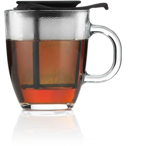 Bodum Yo Yo Set Mug And Tea Infuser - Black Homeware | TheHut.com