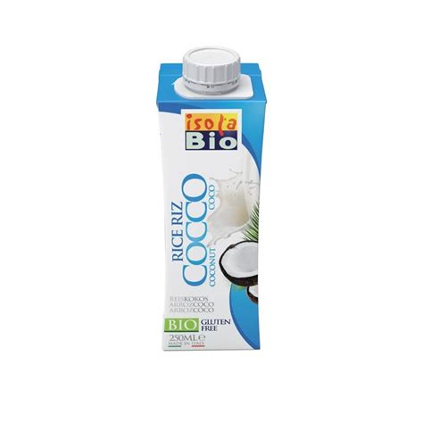 Bebida Arroz Coco ISOLA BIO 250 Ml