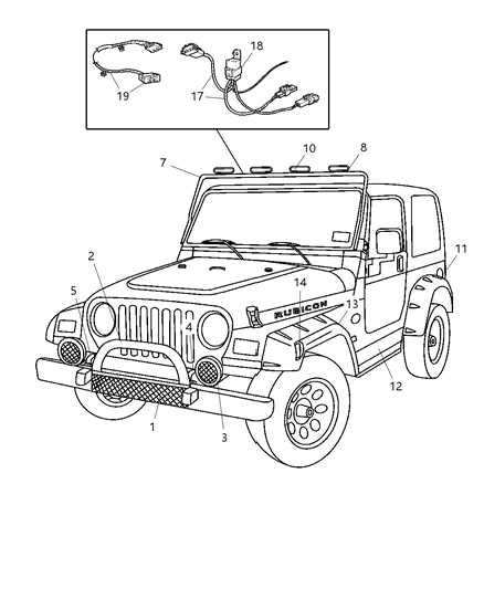 Exploring The Anatomy Of A Jeep Wrangler Grill The Ultimate Parts Diagram