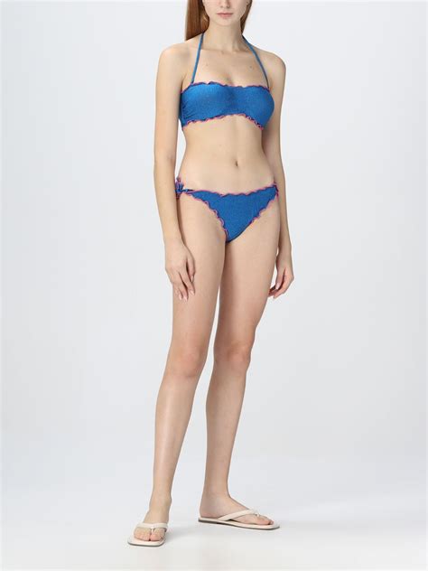 Mc2 Saint Barth Swimsuit For Woman Gnawed Blue Mc2 Saint Barth