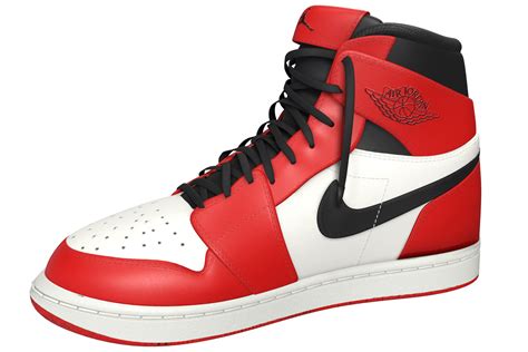 Nike Air Jordan 1 Mid Gym Red Panda W 3D Shoe Display Online