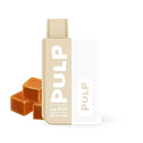 Puff Le Pod Flip Caramel Original Pulp Batterie Rechargeable