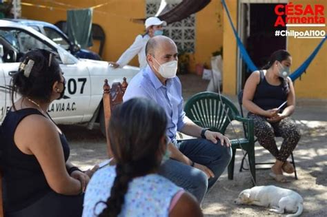 Tiempo de Guerrero Cesar Armenta con vecinos del Rincón de la Vía