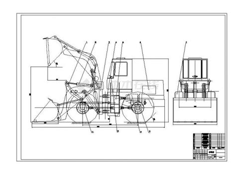 Zl15型轮式装载机设计图 节点详图 土木在线