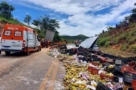 Uma Pessoa Morre E Outra Fica Ferida Em Acidente Com Caminhão De