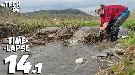 Beaver Dam Removal No Time Lapse Version Manual Beaver Dam