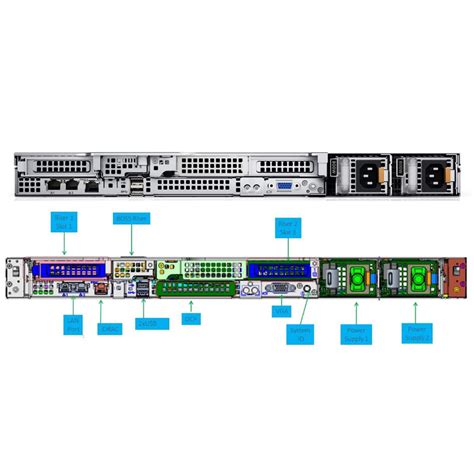 Dell Poweredge R450 Rack Server Chassis 8 X 25 Ecs