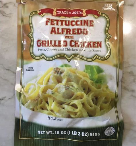 Trader Joes Fettuccine Alfredo With Grilled Chicken 5 49 For 18