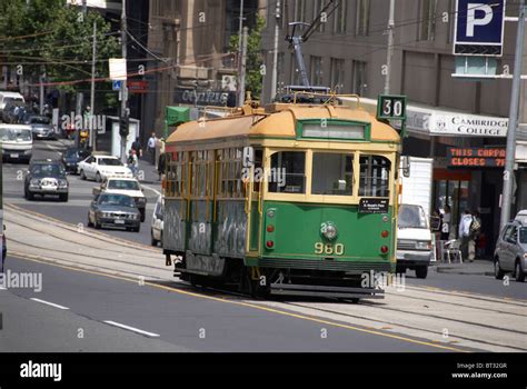 Melbourne tram routes go to or from the city and also feature Melbourne ...